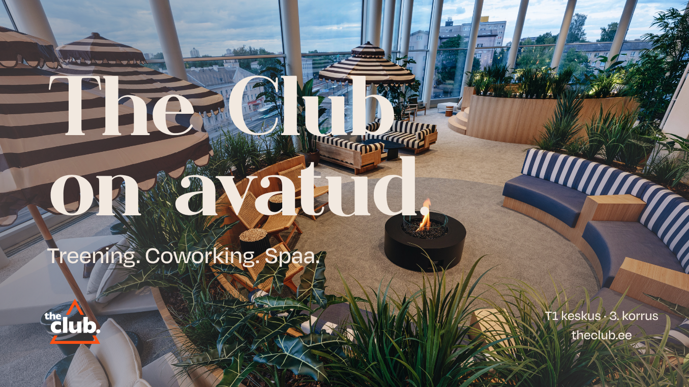 The Club on avatud EST 1355 x 762 px